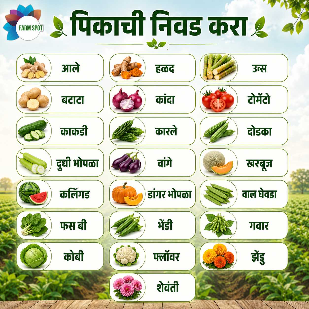 Crop Schedule